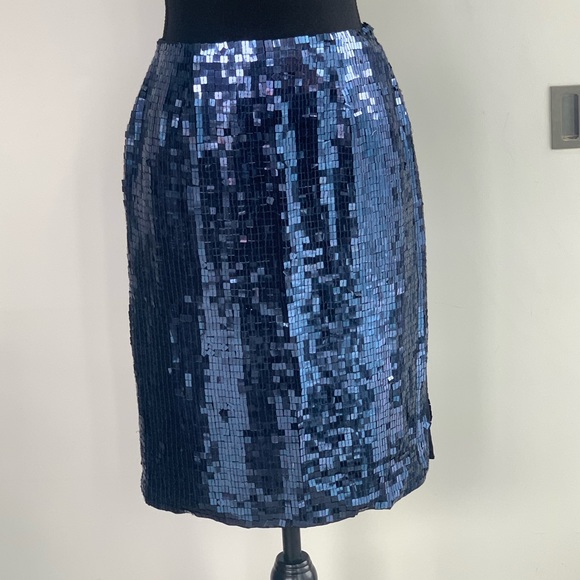 Dana Buchman Sequin Skirt Sz 2 - Picture 2 of 4